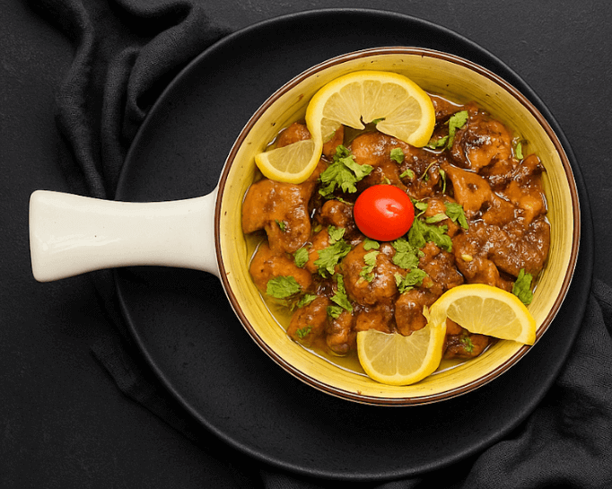 Chicken liver with pomegranate