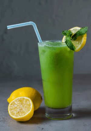 Fresh Lemon with mint